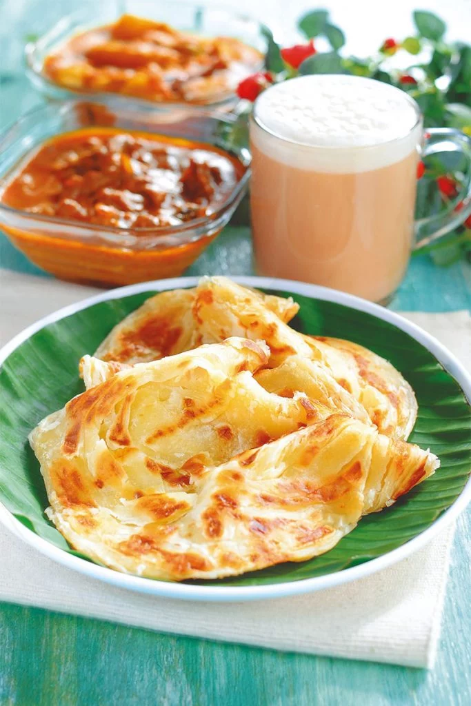 Flatbread Roti Pratha canai mamak style