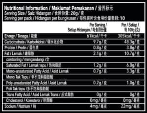 palm sugar coconut Glutinous Rice Ball NIF