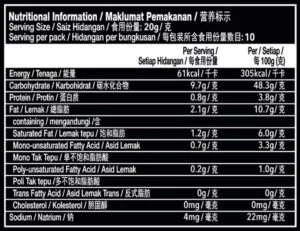 palm sugar coconut Glutinous Rice Ball NIF