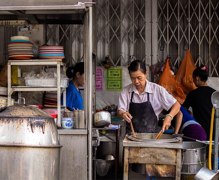 malaysian hawker stall street food